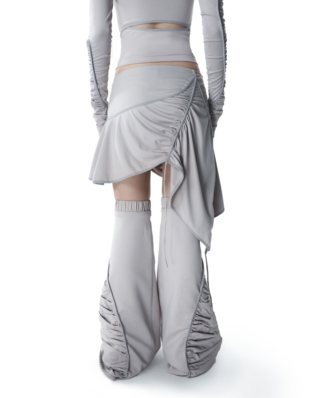XTRA SKIRT & LEG WARMERS LIGHT GREY