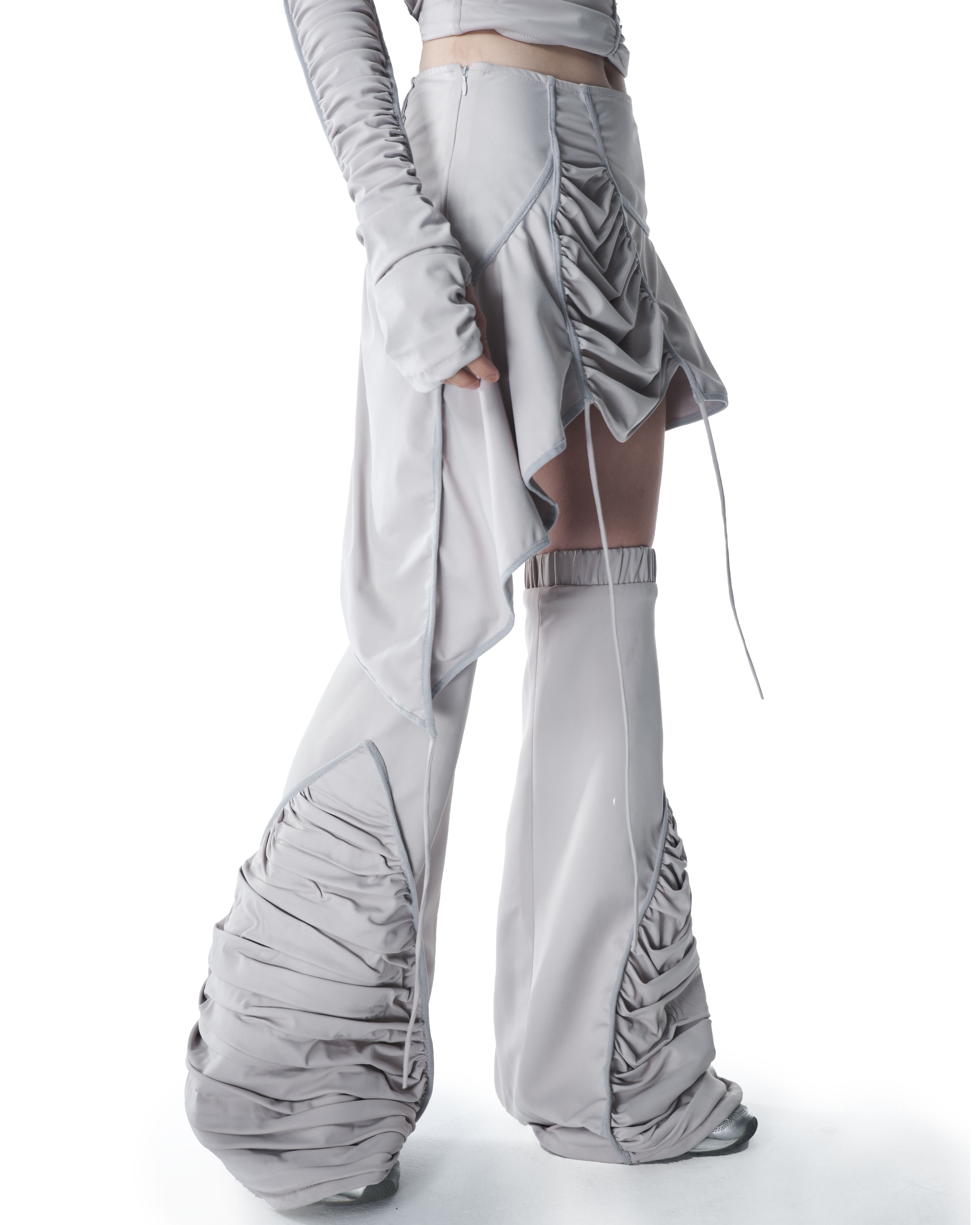 XTRA SKIRT & LEG WARMERS LIGHT GREY