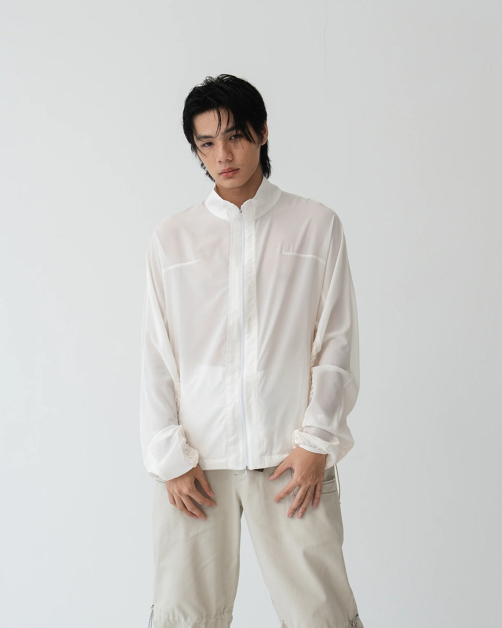 MIST JACKET CREAM WHITE