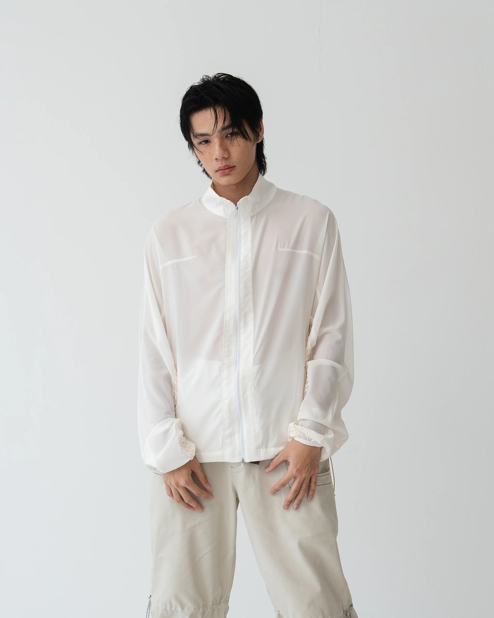 MIST JACKET CREAM WHITE