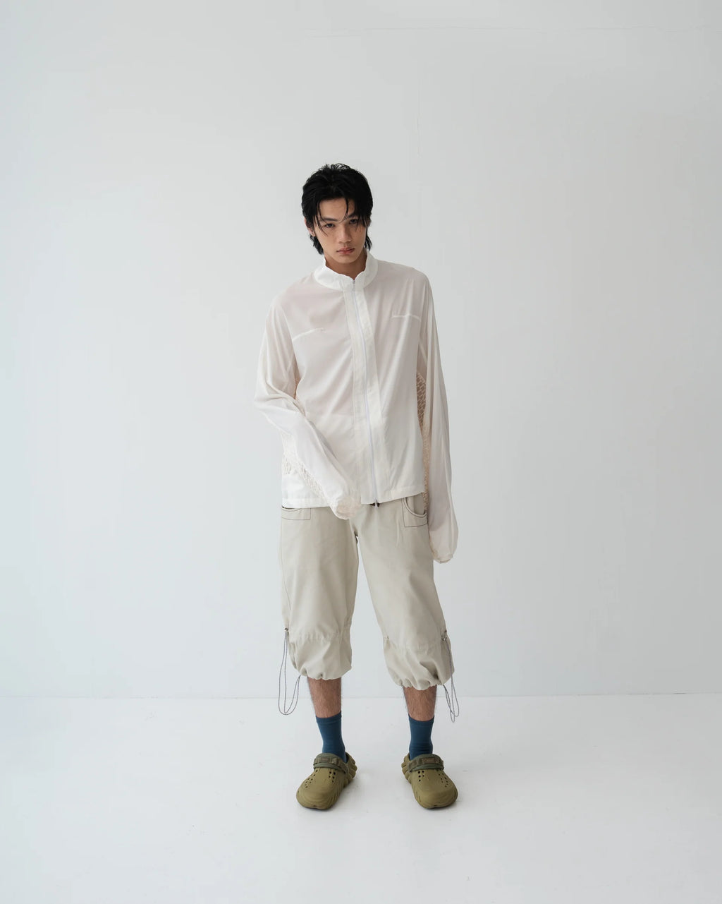 MIST JACKET CREAM WHITE