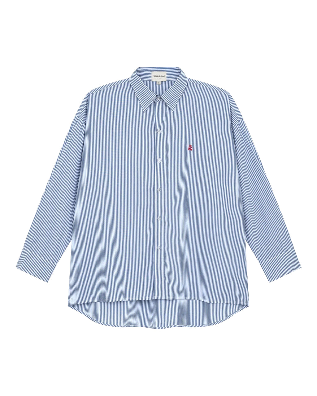 MINI LOGO STRIPE SHIRT BLUE