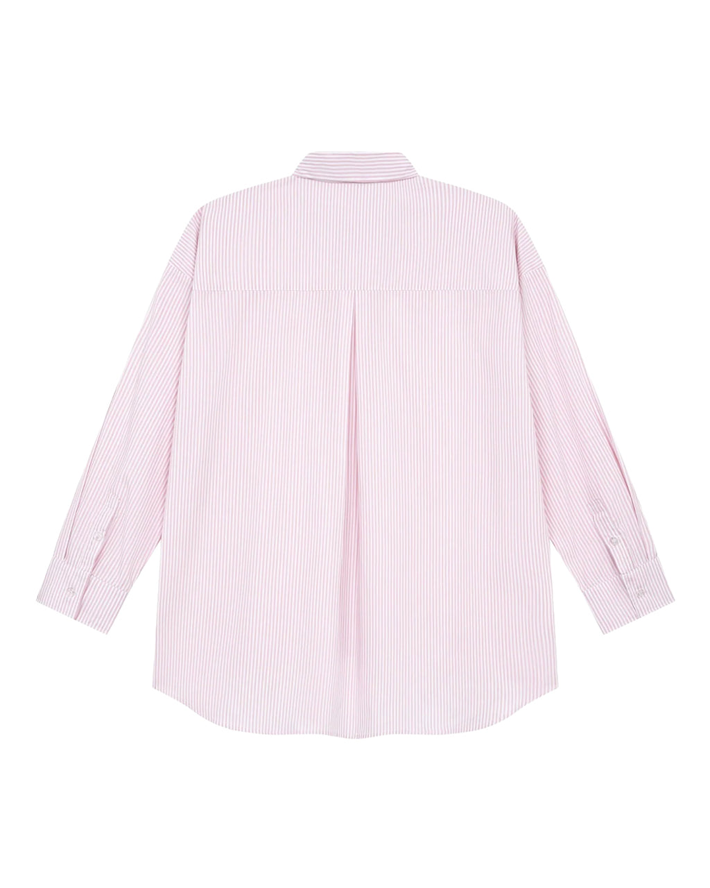 MINI LOGO STRIPE SHIRT SALMON