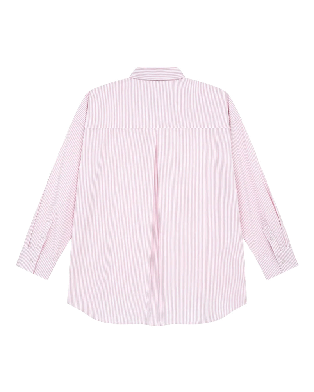 MINI LOGO STRIPE SHIRT SALMON