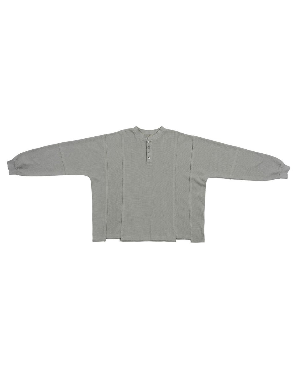 626 HENLEY L-S SHIRT - GREY
