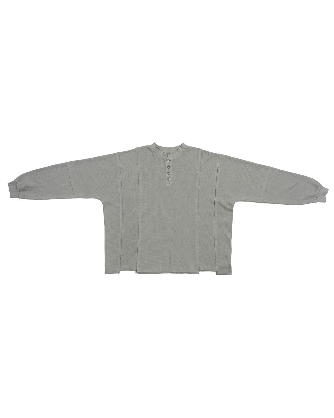 626 HENLEY L-S SHIRT - GREY