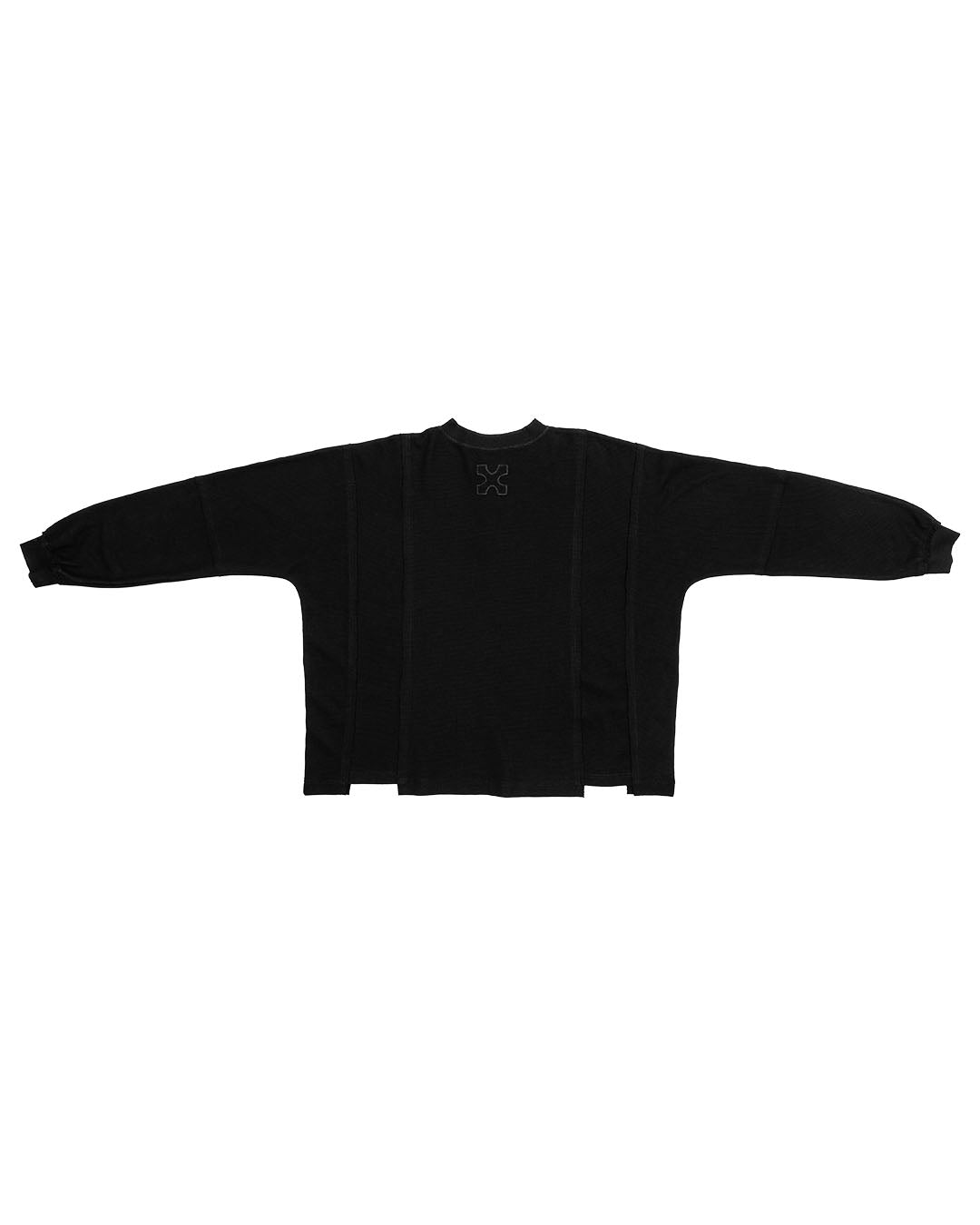 626 HENLEY L-S SHIRT - BLACK