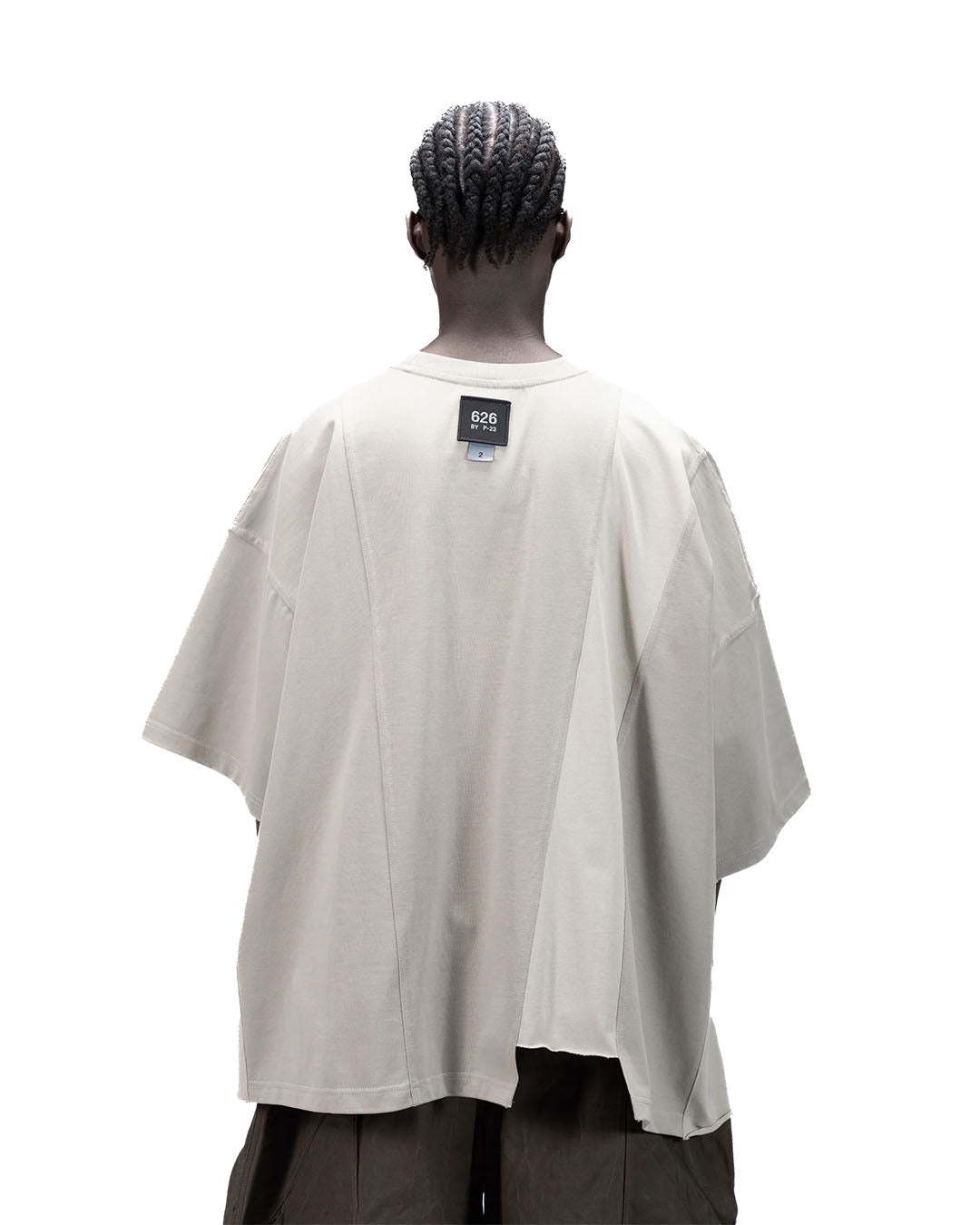 ASYMMETRICAL T-SHIRT - BEIGE