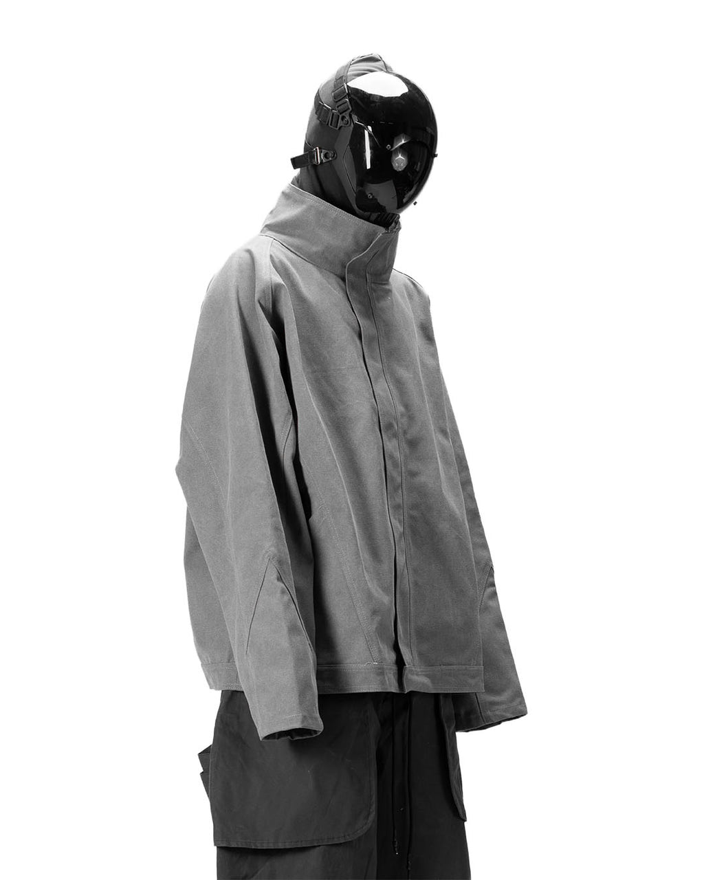 BAT PANEL PARKA - GREY