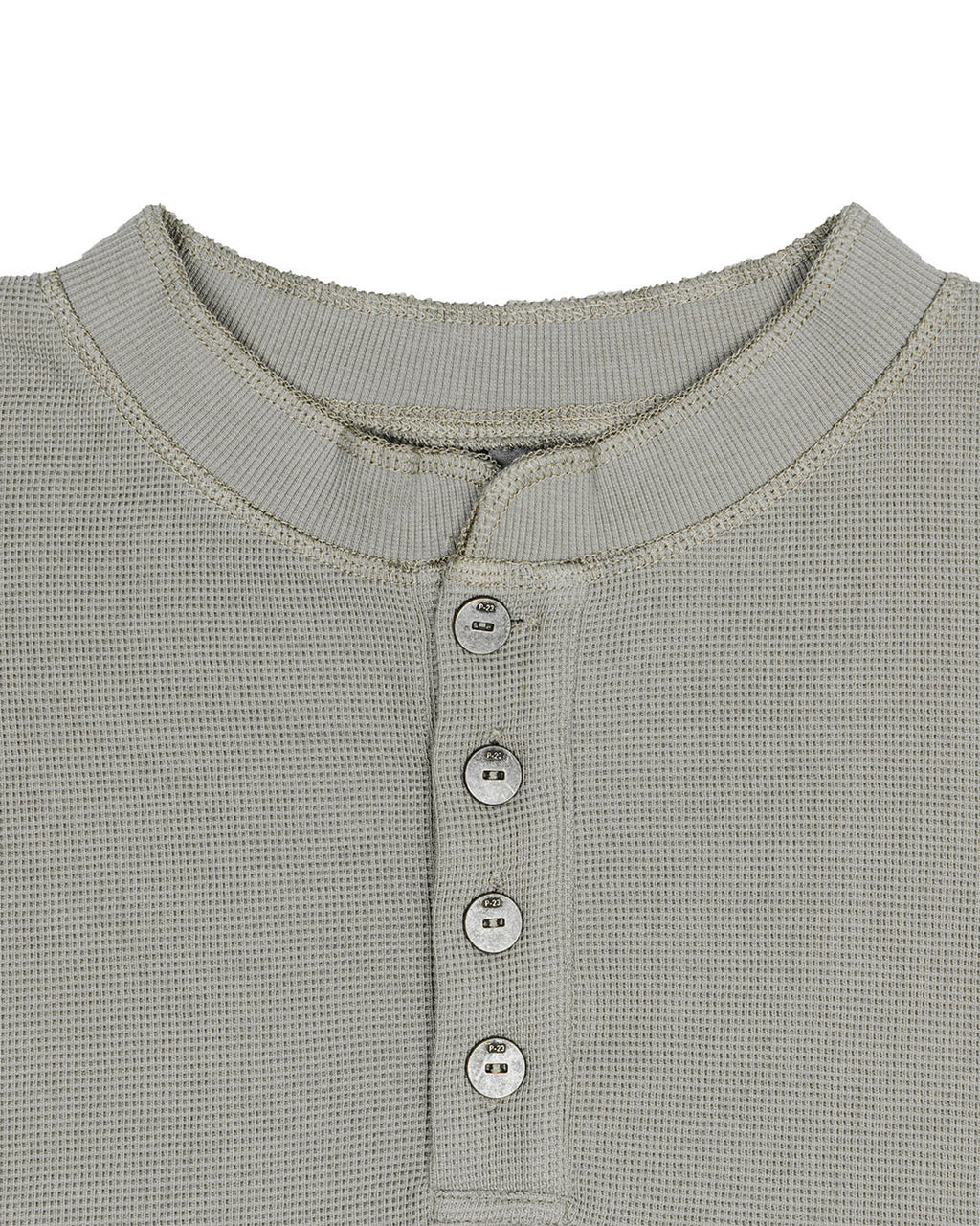 626 HENLEY L-S SHIRT - GREY