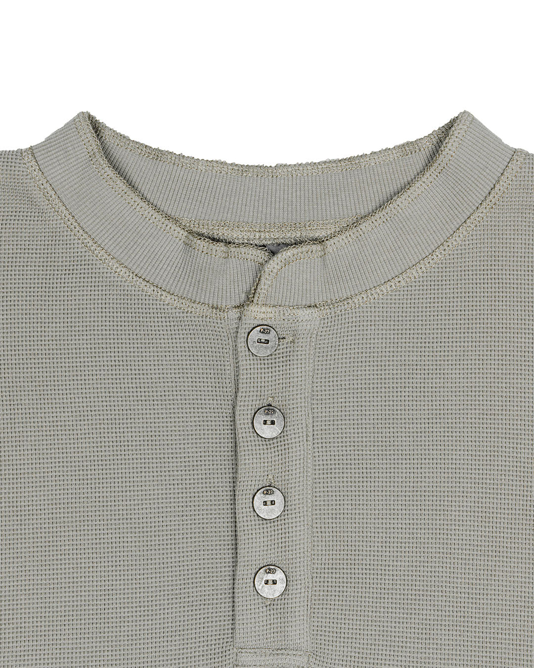 626 HENLEY L-S SHIRT - GREY