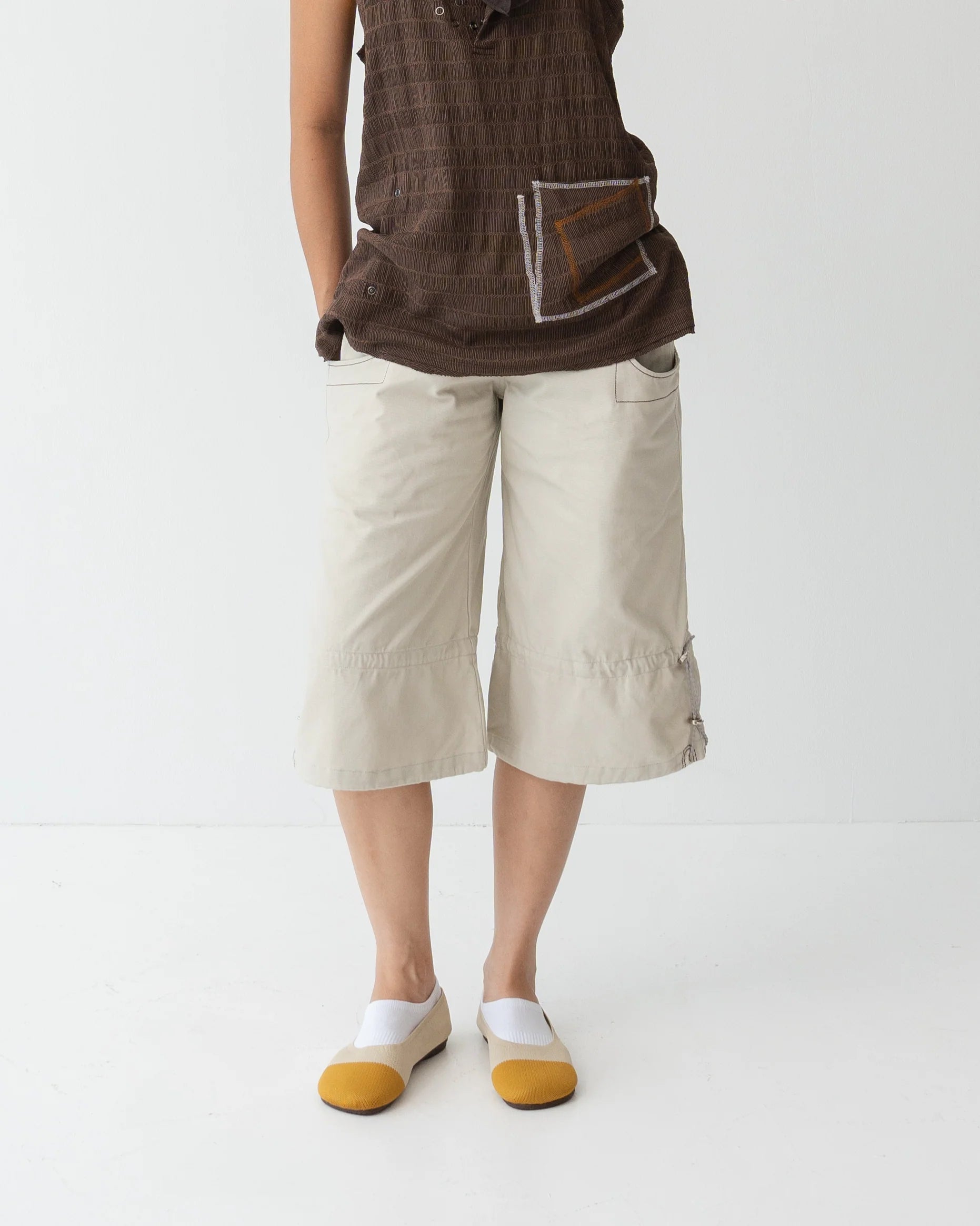 HOE CAPRIS PANTS WHITE