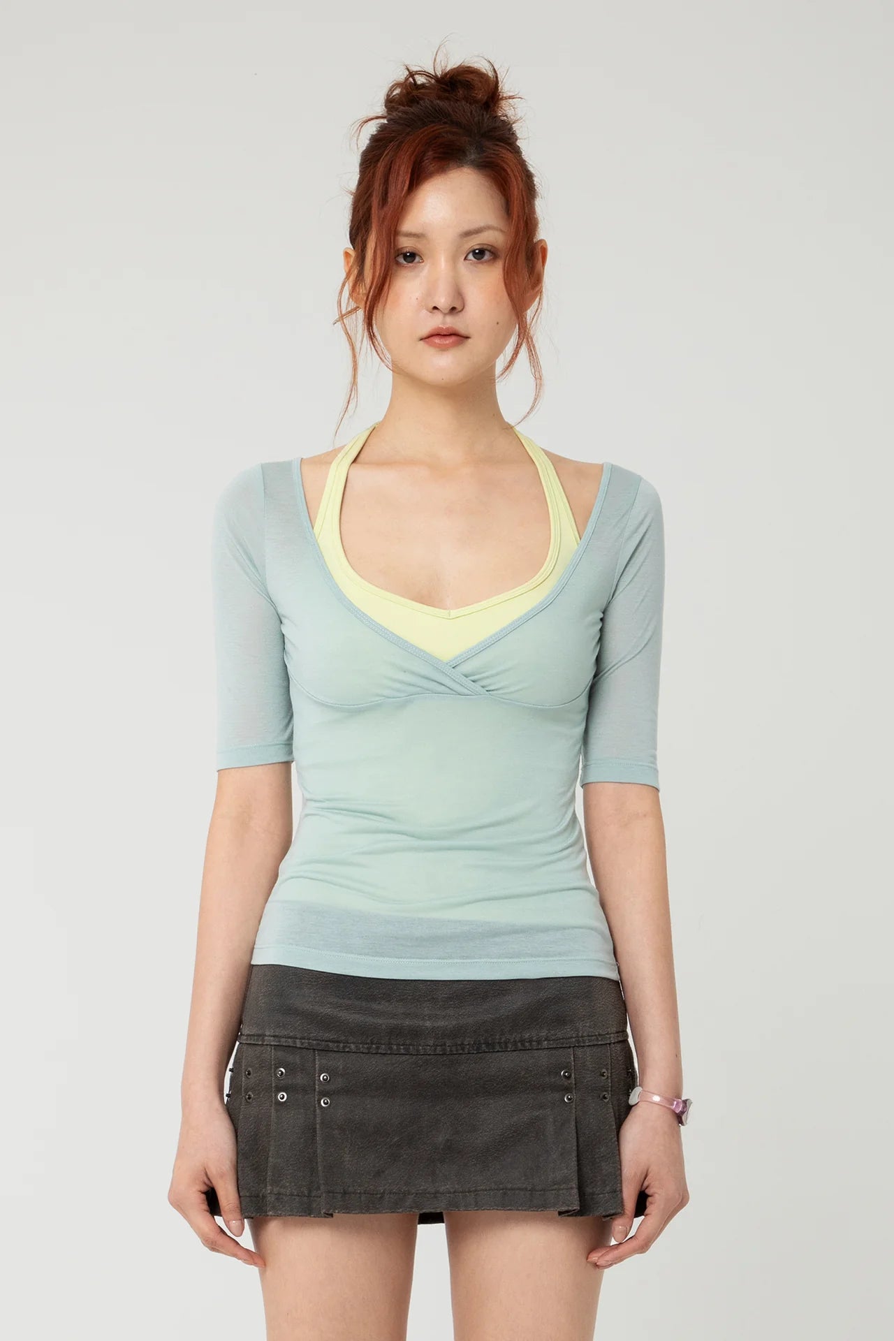 PORTRAIT TOP SEAFOAM