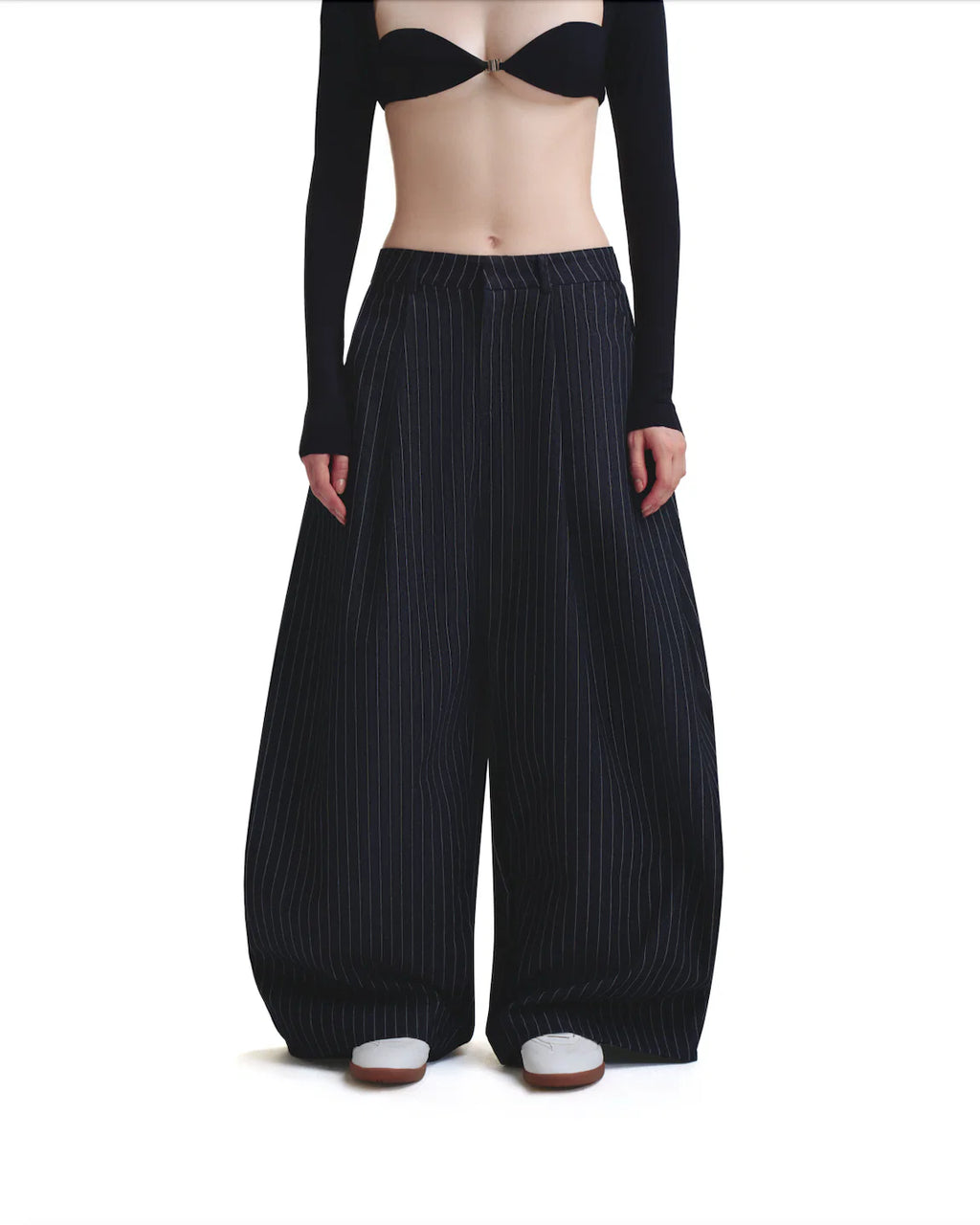STRIPES PANTS BLACK