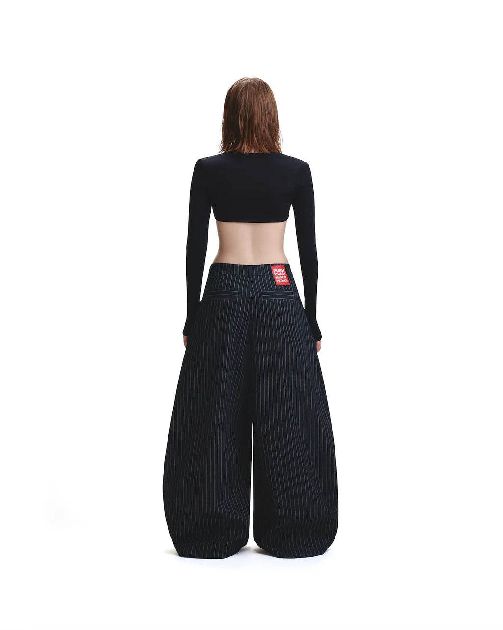 STRIPES PANTS BLACK