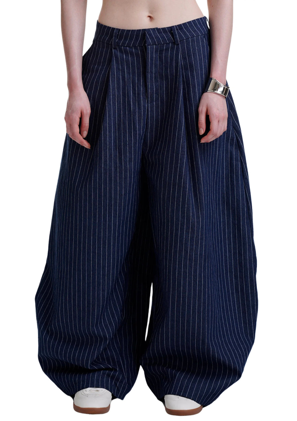 PUSH PUSH STRIPES PANTS NAVY