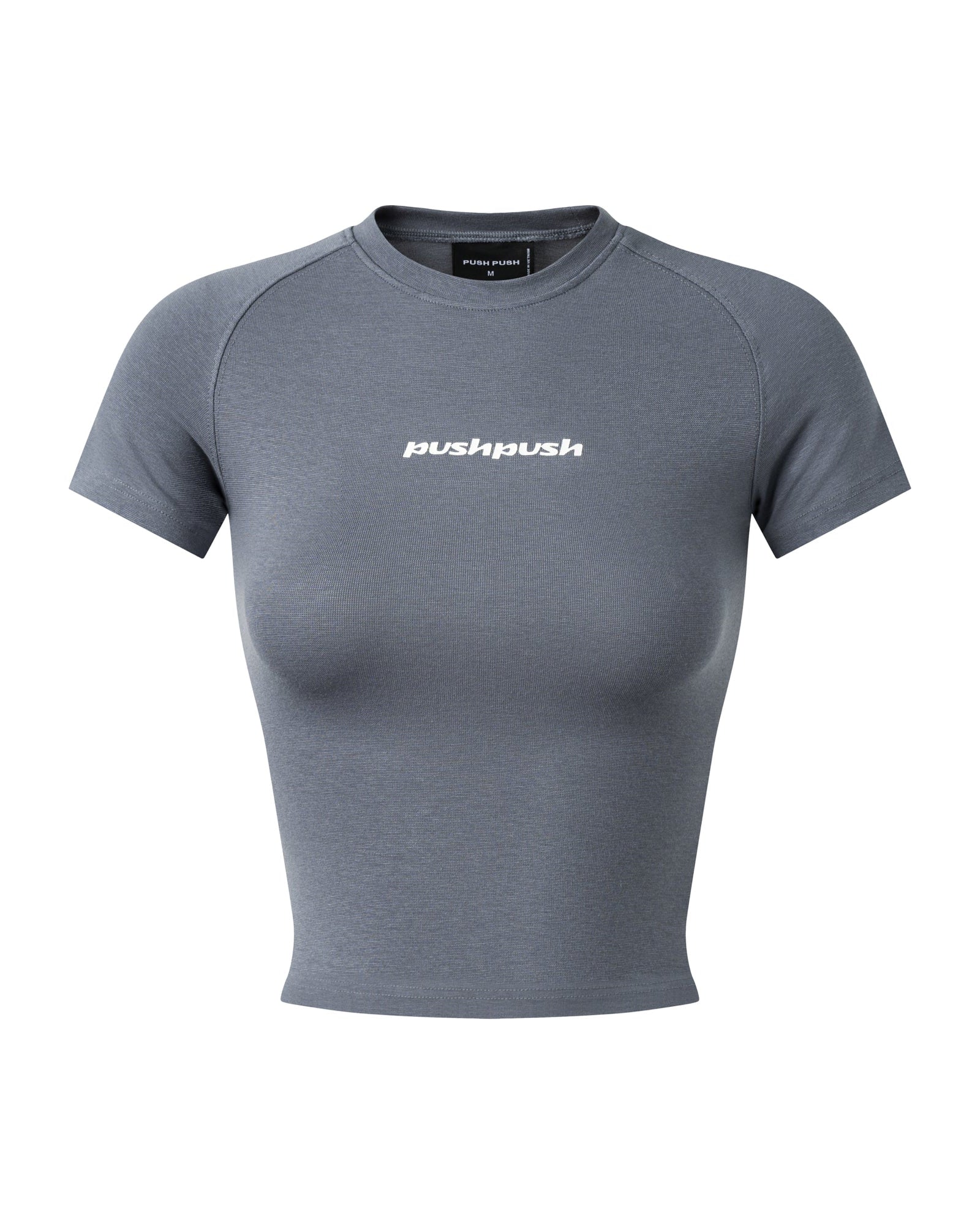GIGI RAGLAN TEE BLUE GREY