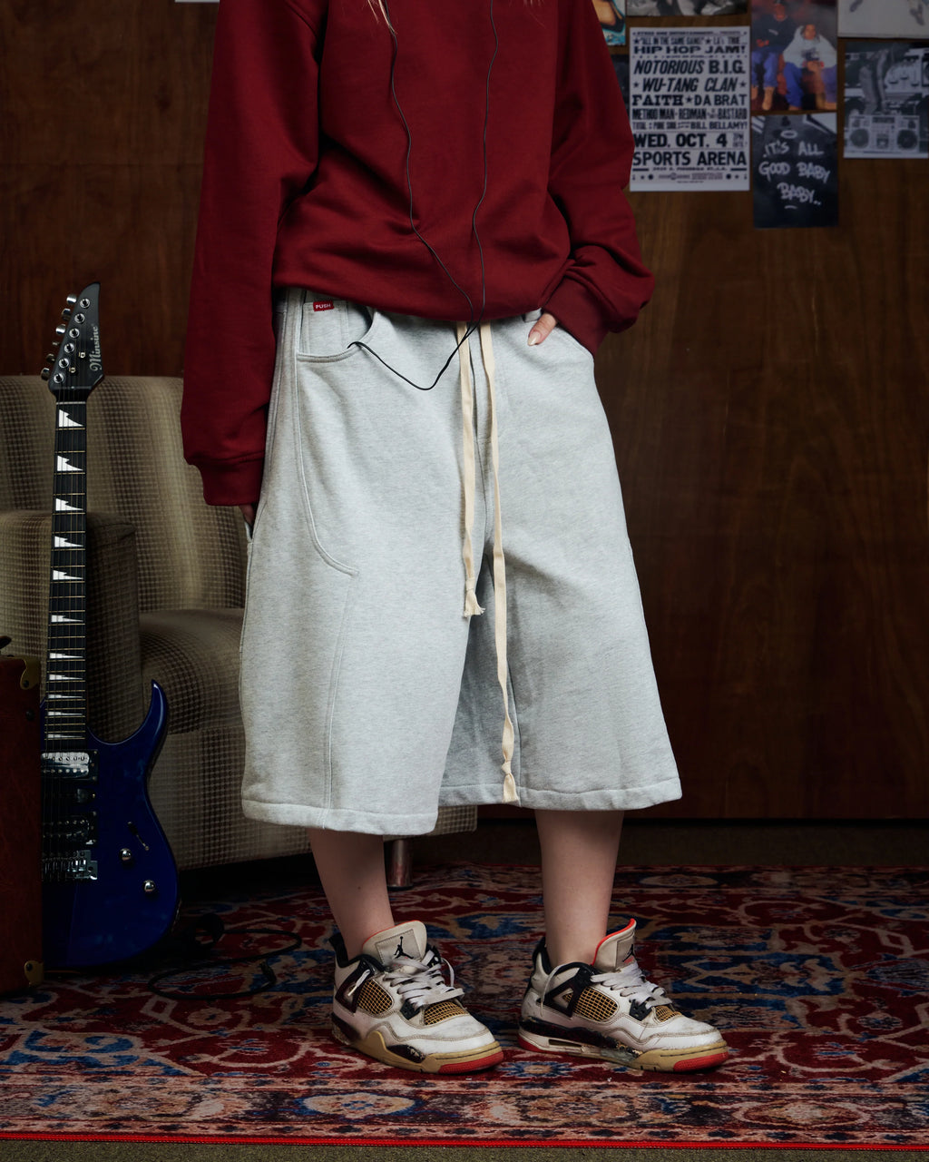 NIFTY SWEATSHORTS GREY