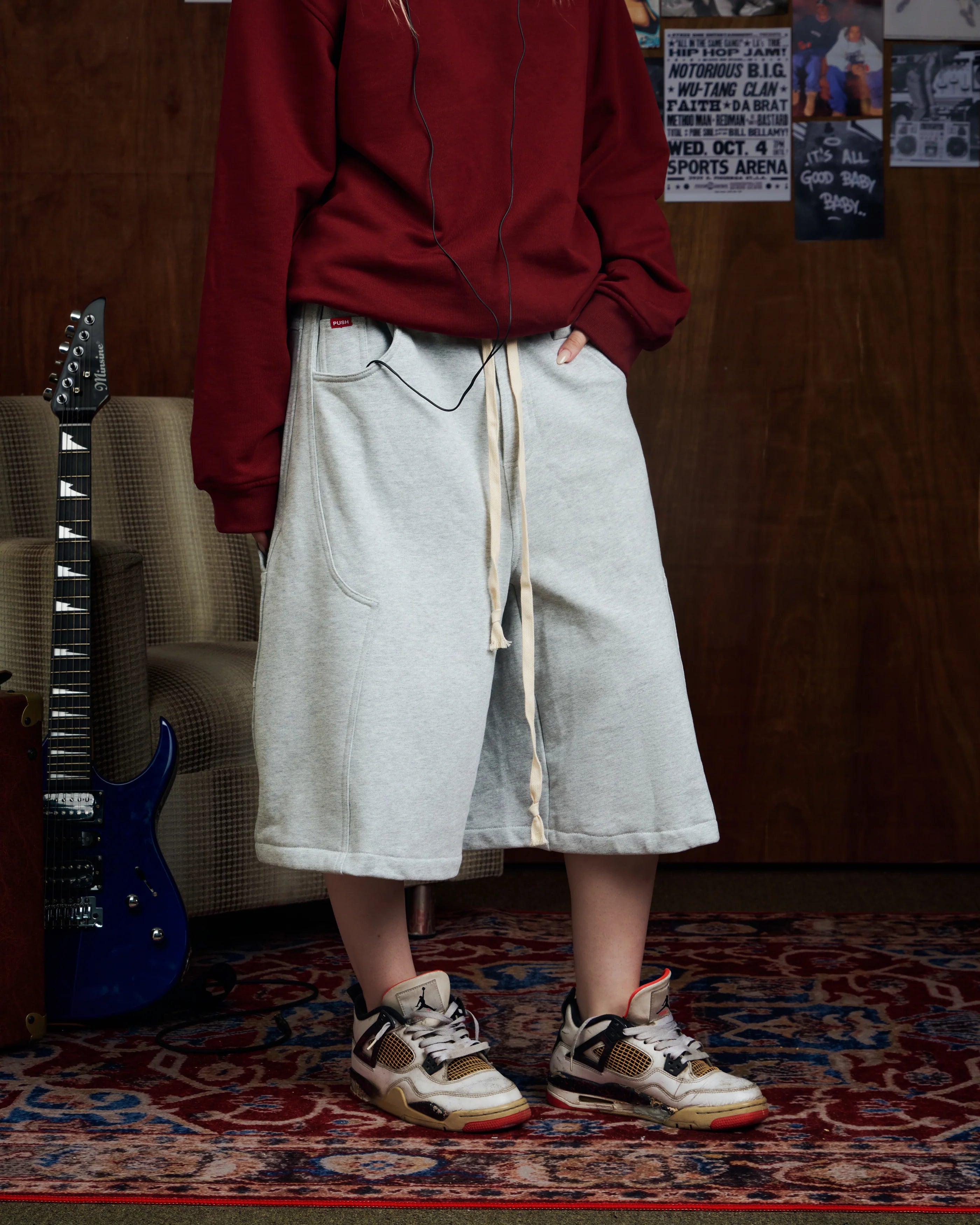 NIFTY SWEATSHORTS GREY