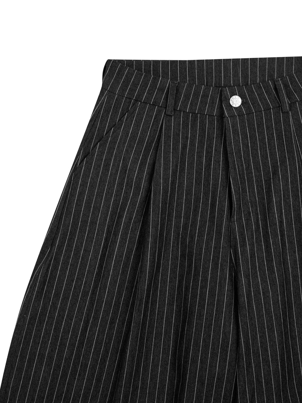PINSTRIPE JORT BLACK