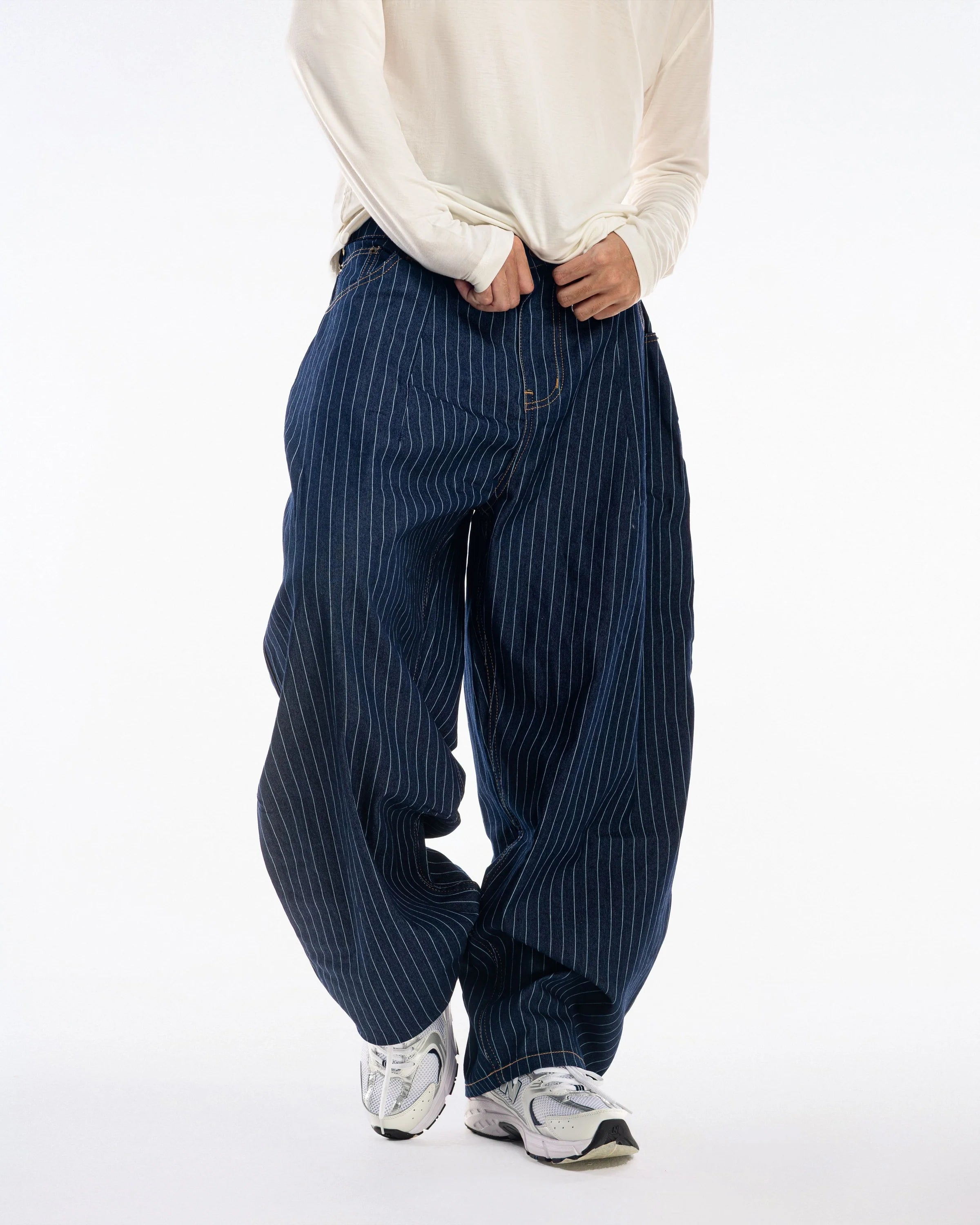 STRIPES PANTS V2 NAVY