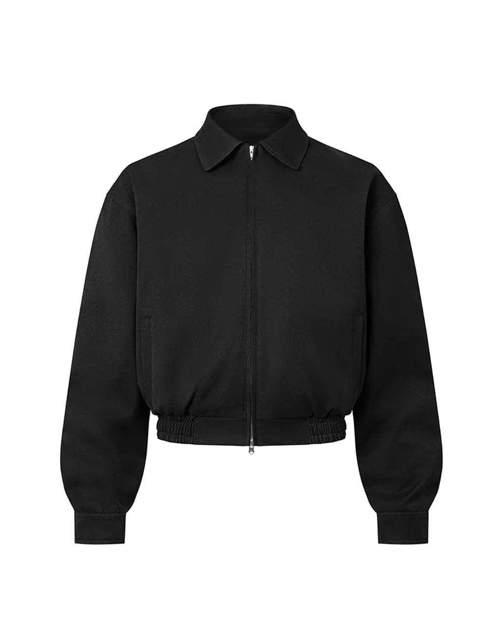 HERITAGE ZIP JACKET BLACK CRIMSON