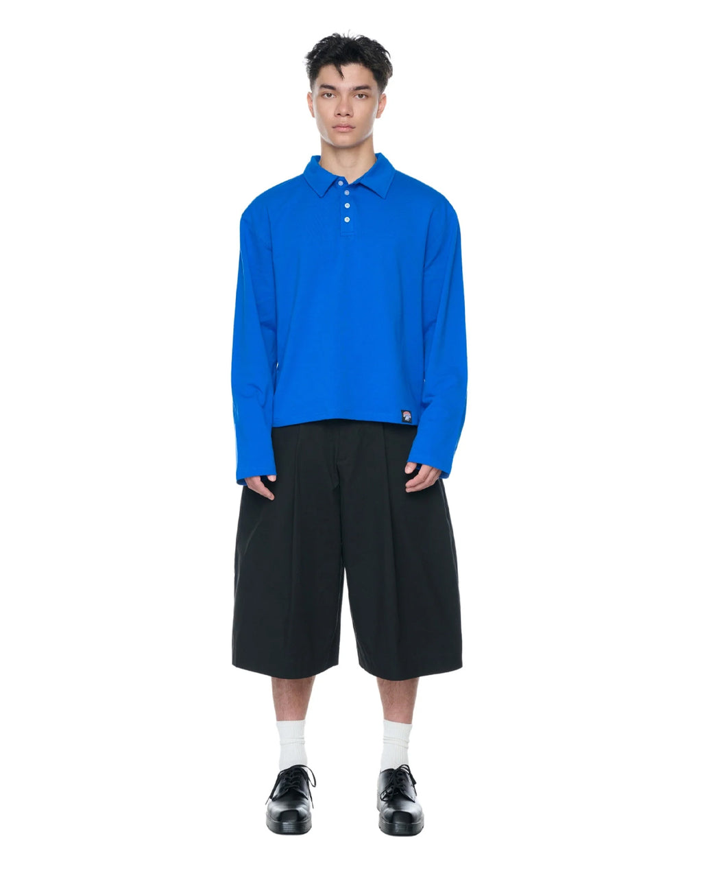 ECHO POLO TEE BLUE