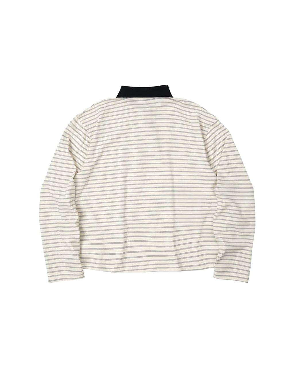 NOA STRIPED POLO TEE WHITE