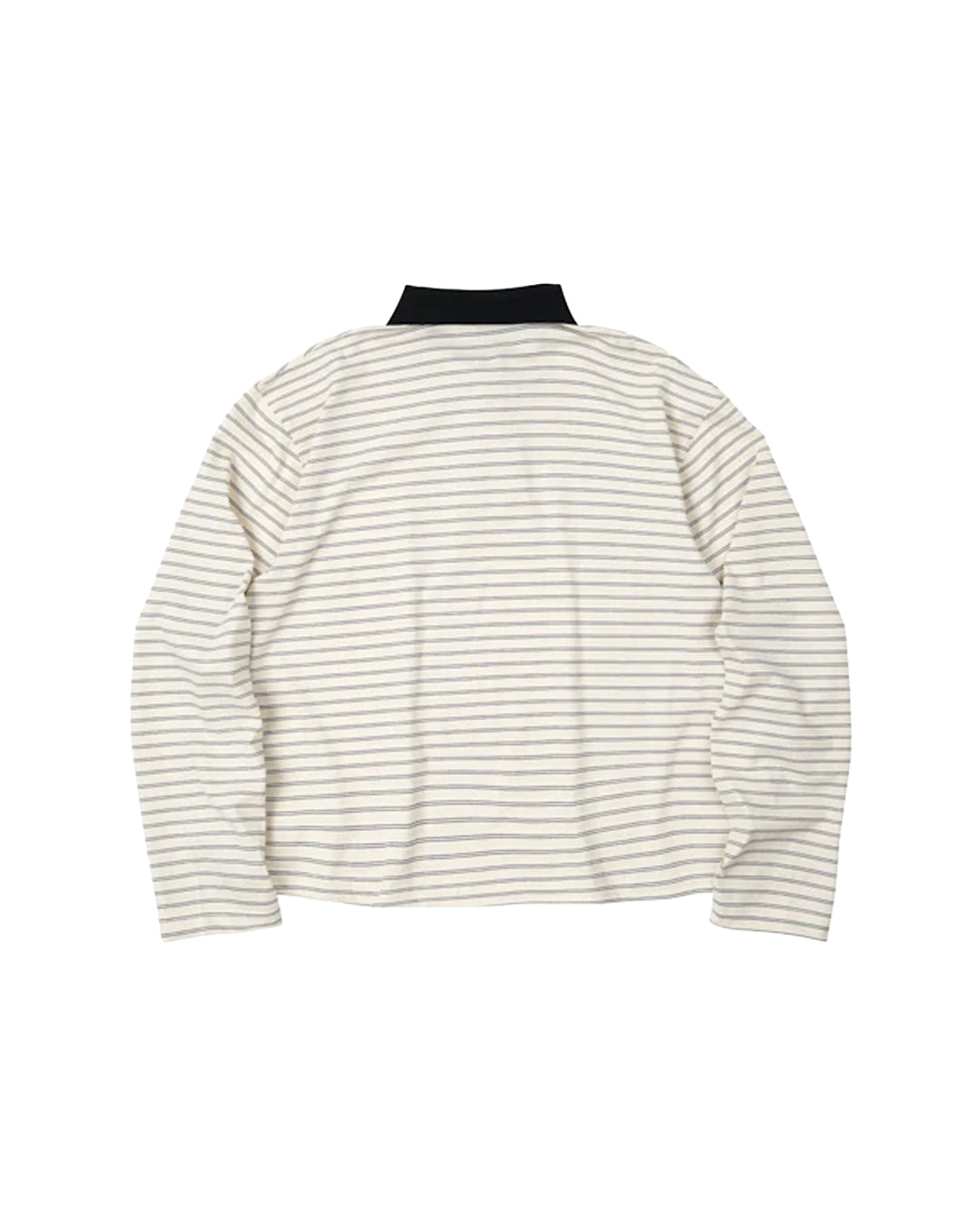 NOA STRIPED POLO TEE WHITE