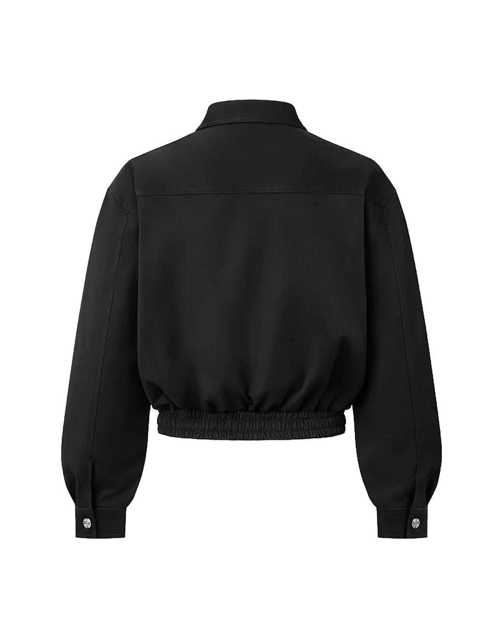 HERITAGE ZIP JACKET BLACK CRIMSON