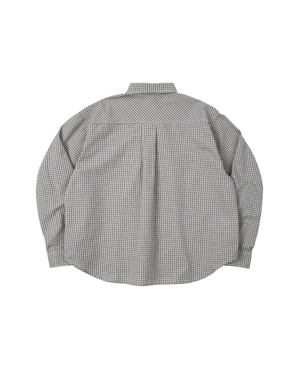 GINGHAM OVERSIZE SHIRT DUSTY BEIGE