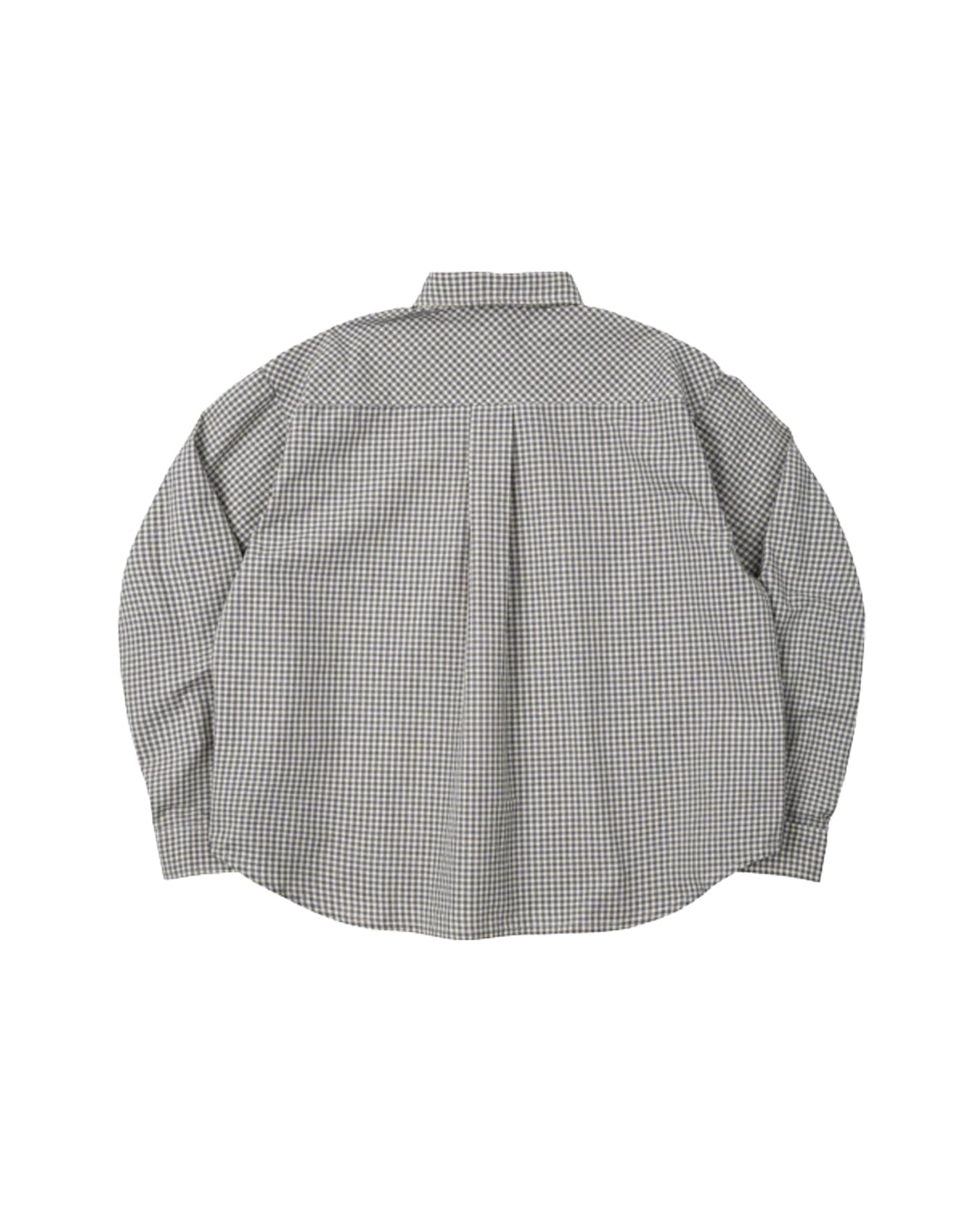 GINGHAM OVERSIZE SHIRT DUSTY BEIGE