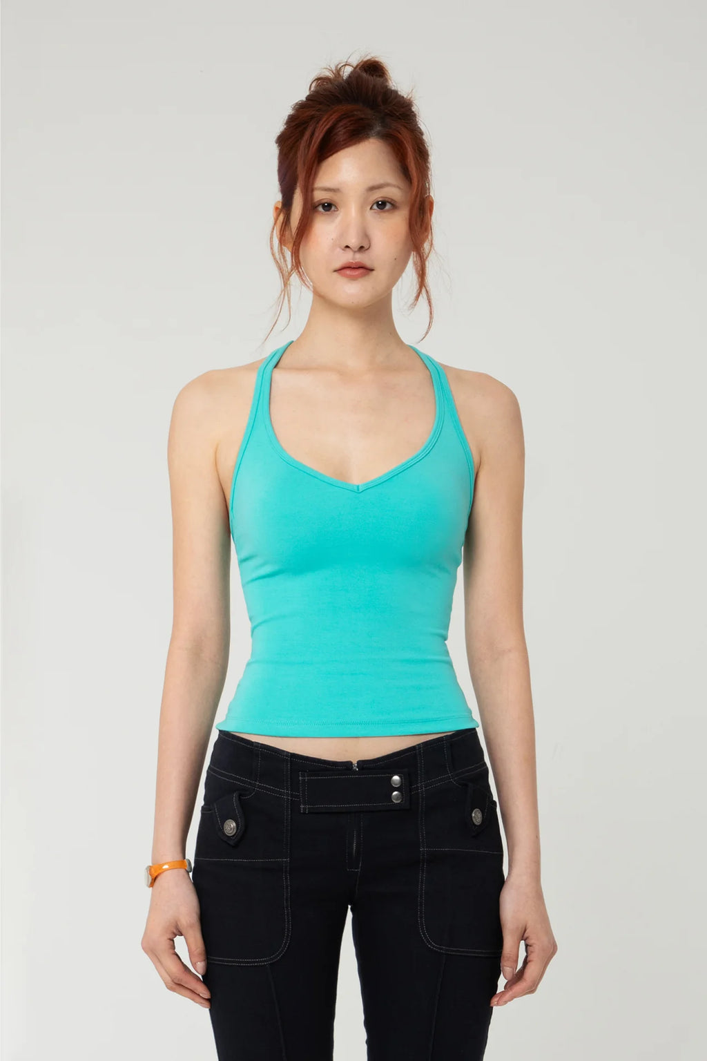 RACER TANK AQUA