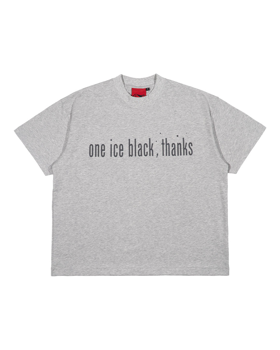ICE BLACK TEE GREY