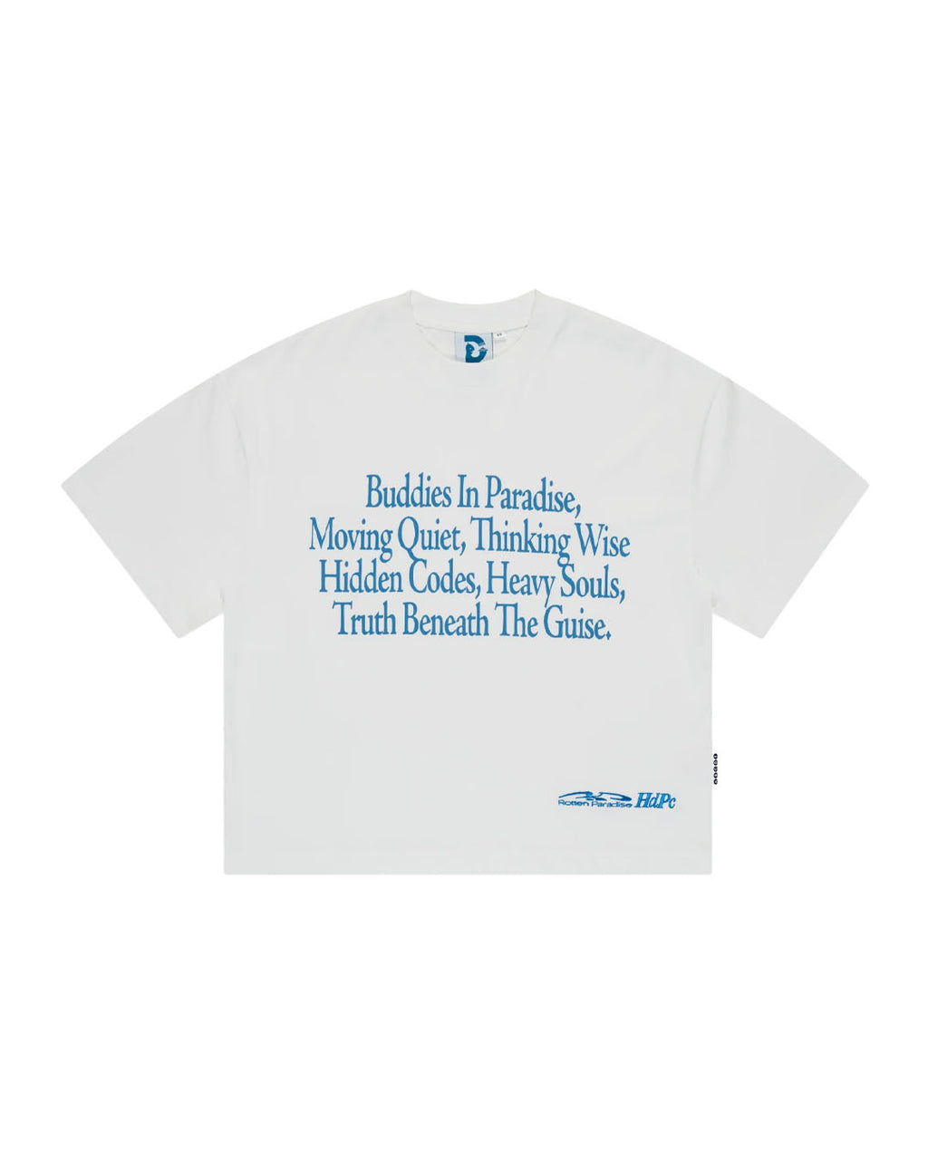 BUDDIES IN PARADISE QUOTE TEE