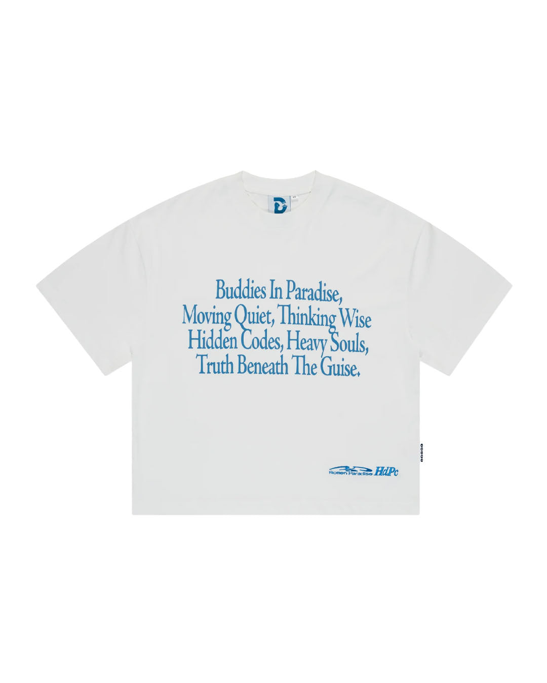 BUDDIES IN PARADISE QUOTE TEE