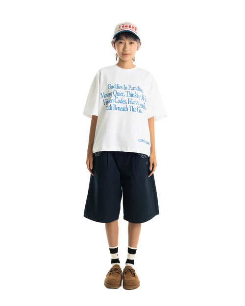 BUDDIES IN PARADISE QUOTE TEE