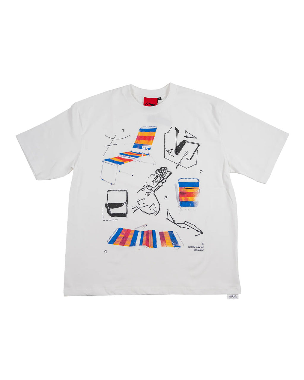 LAZY CHAIR TEE WHITE