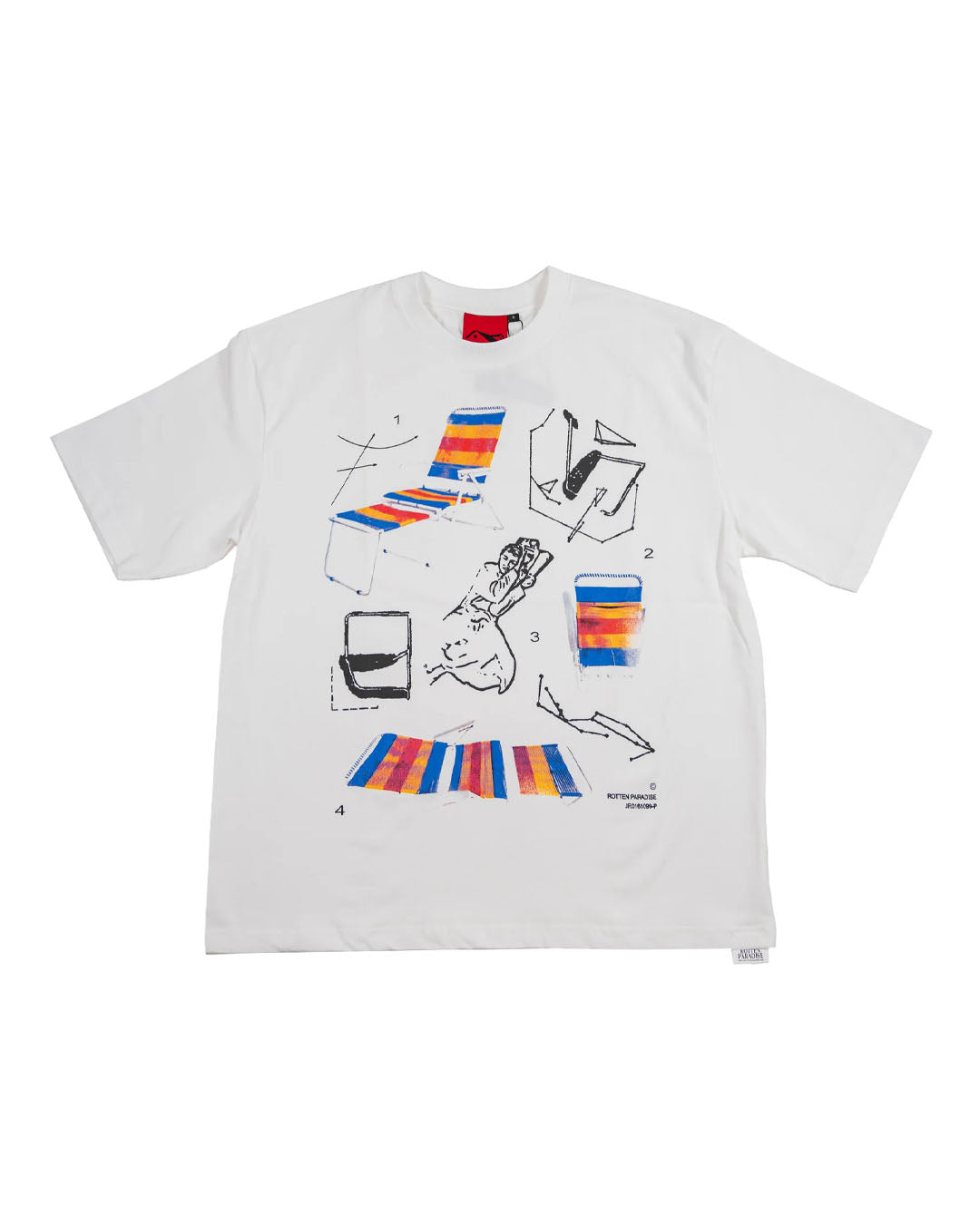 LAZY CHAIR TEE WHITE