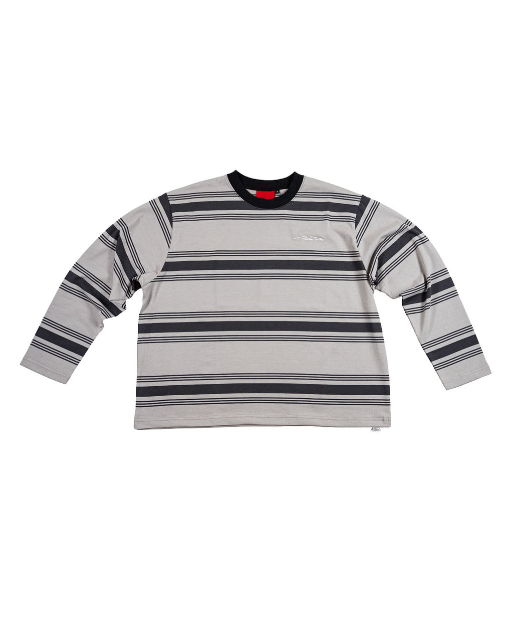 LOGO STRIPE CROPPED L/S TEE