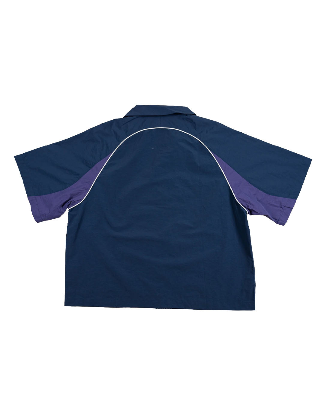 PAPA CONTRAST BOXY SHIRT NAVY