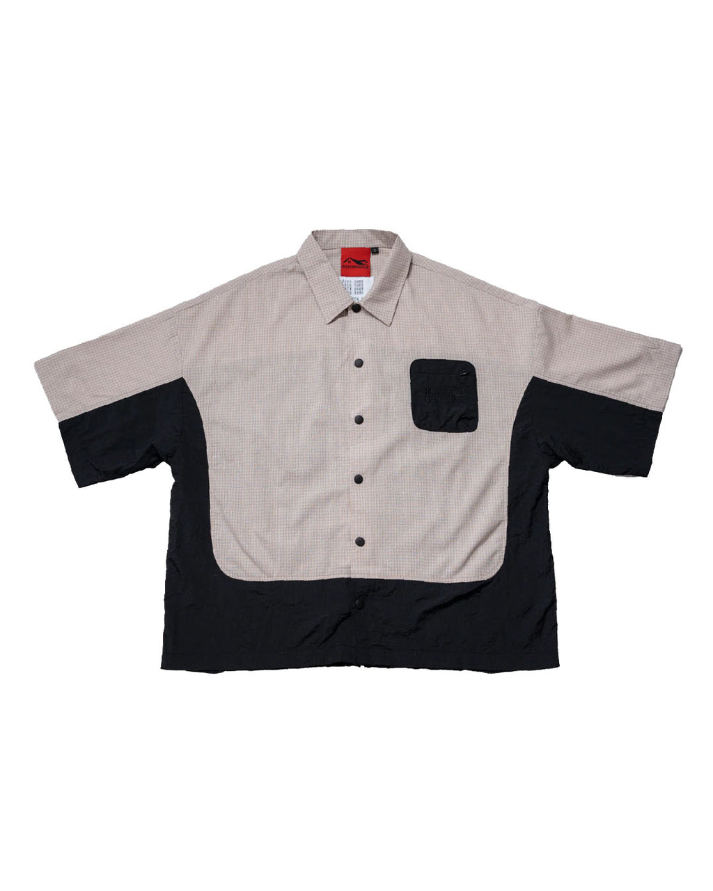 CHECKERED BOXY SHIRT CREAM