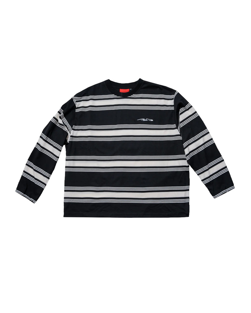 LOGO STRIPE CROPPED L/S TEE