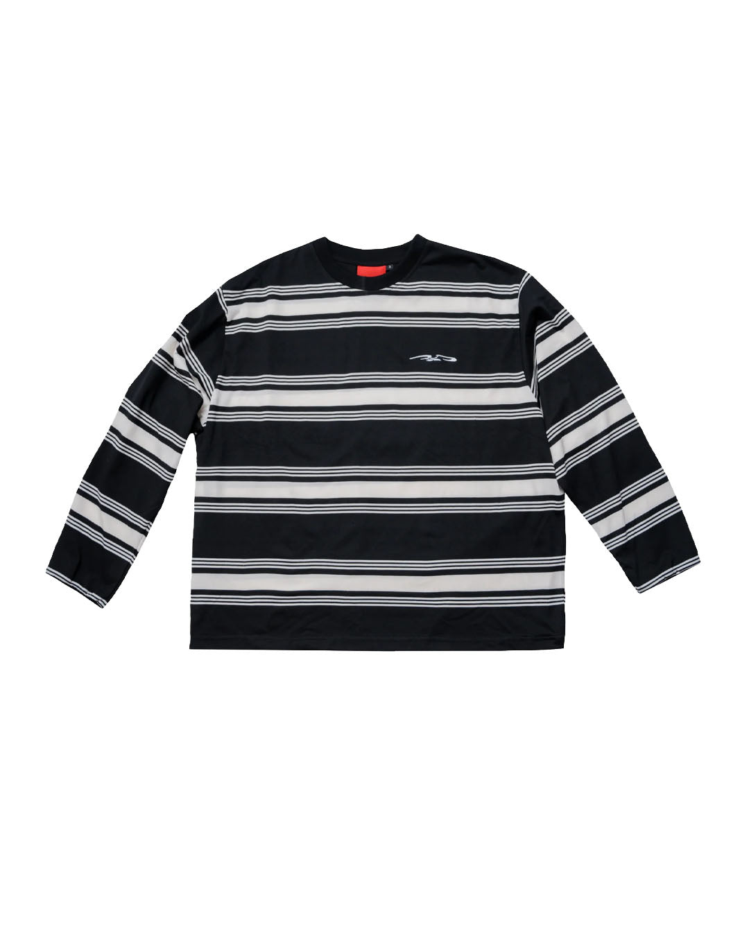 LOGO STRIPE CROPPED L/S TEE