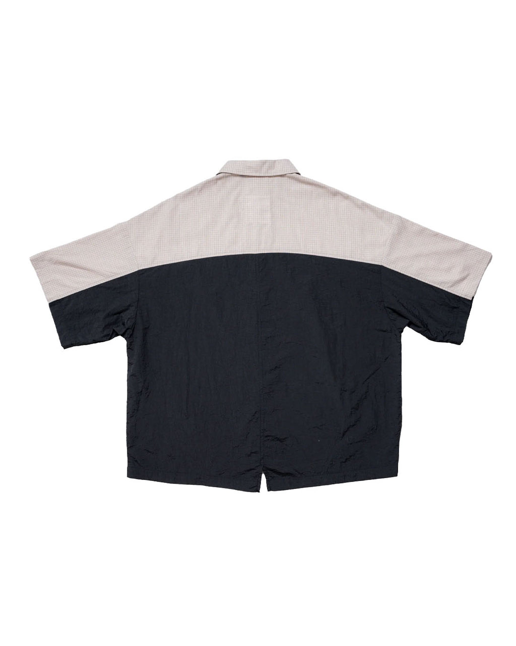 CHECKERED BOXY SHIRT CREAM