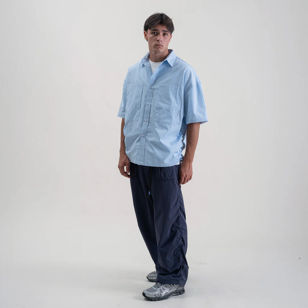SIDEPULL SL SHIRT BLUE STRIPE