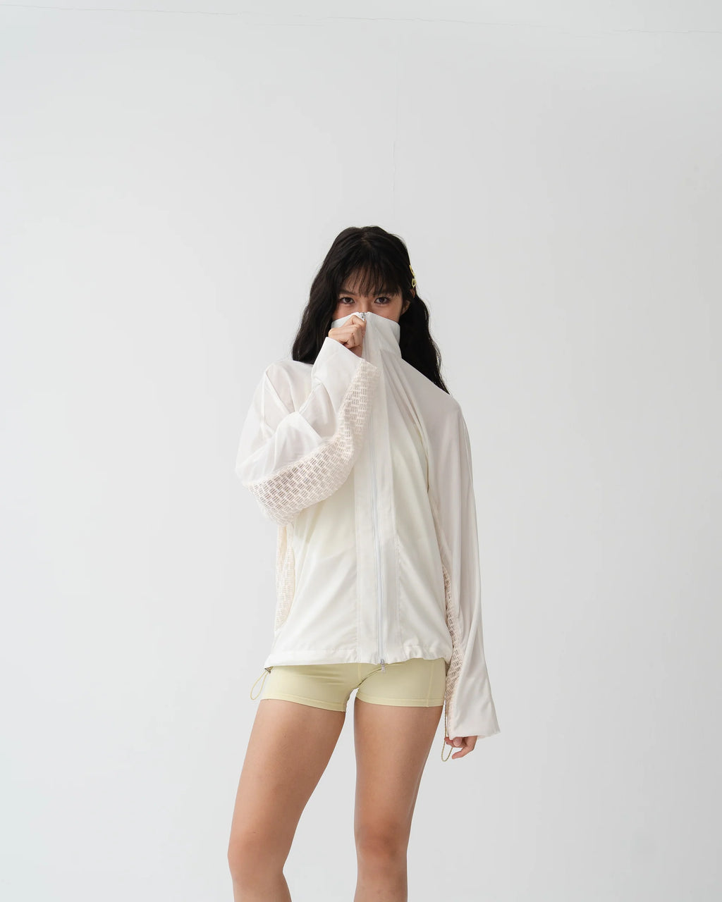 MIST JACKET CREAM WHITE