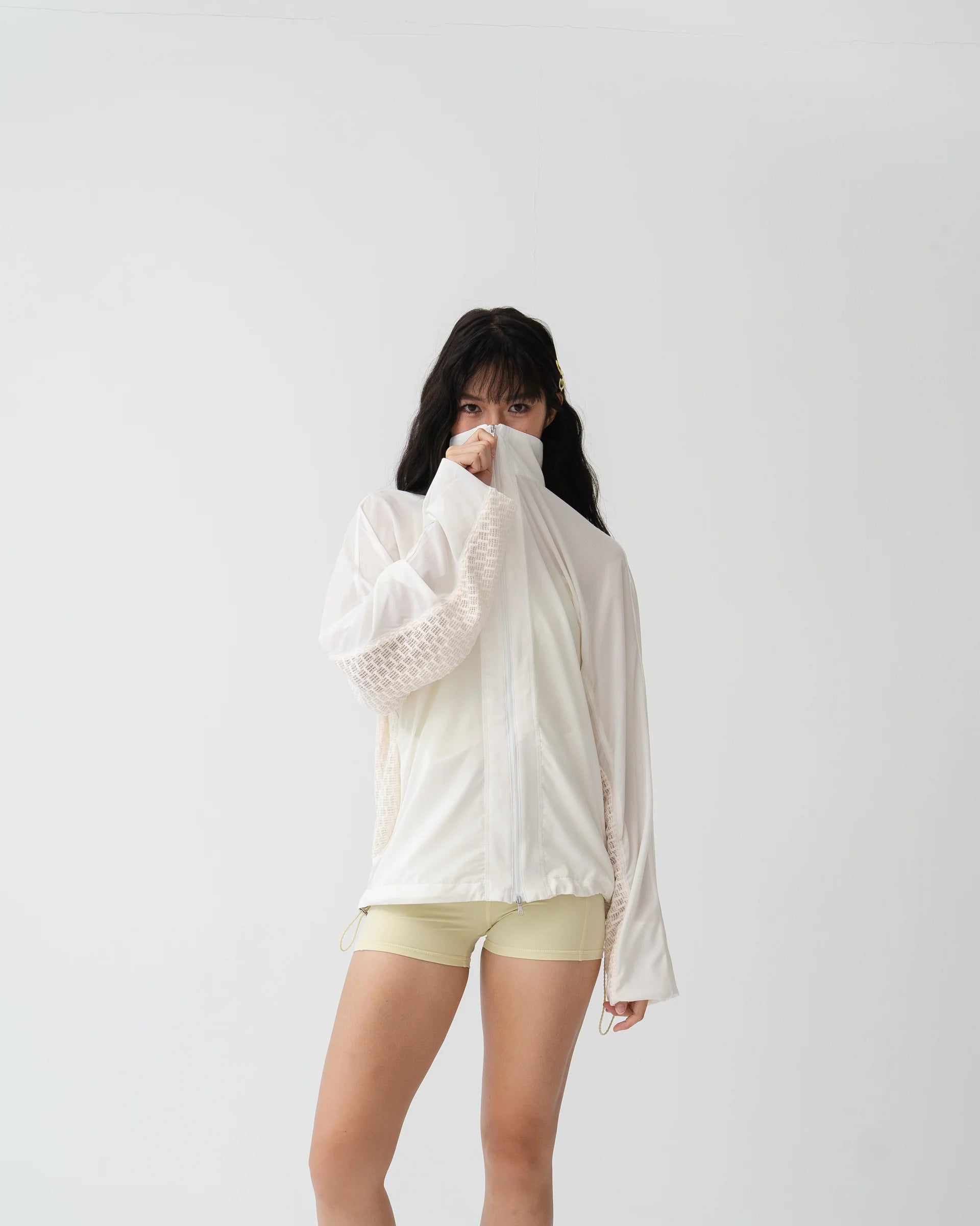 MIST JACKET CREAM WHITE