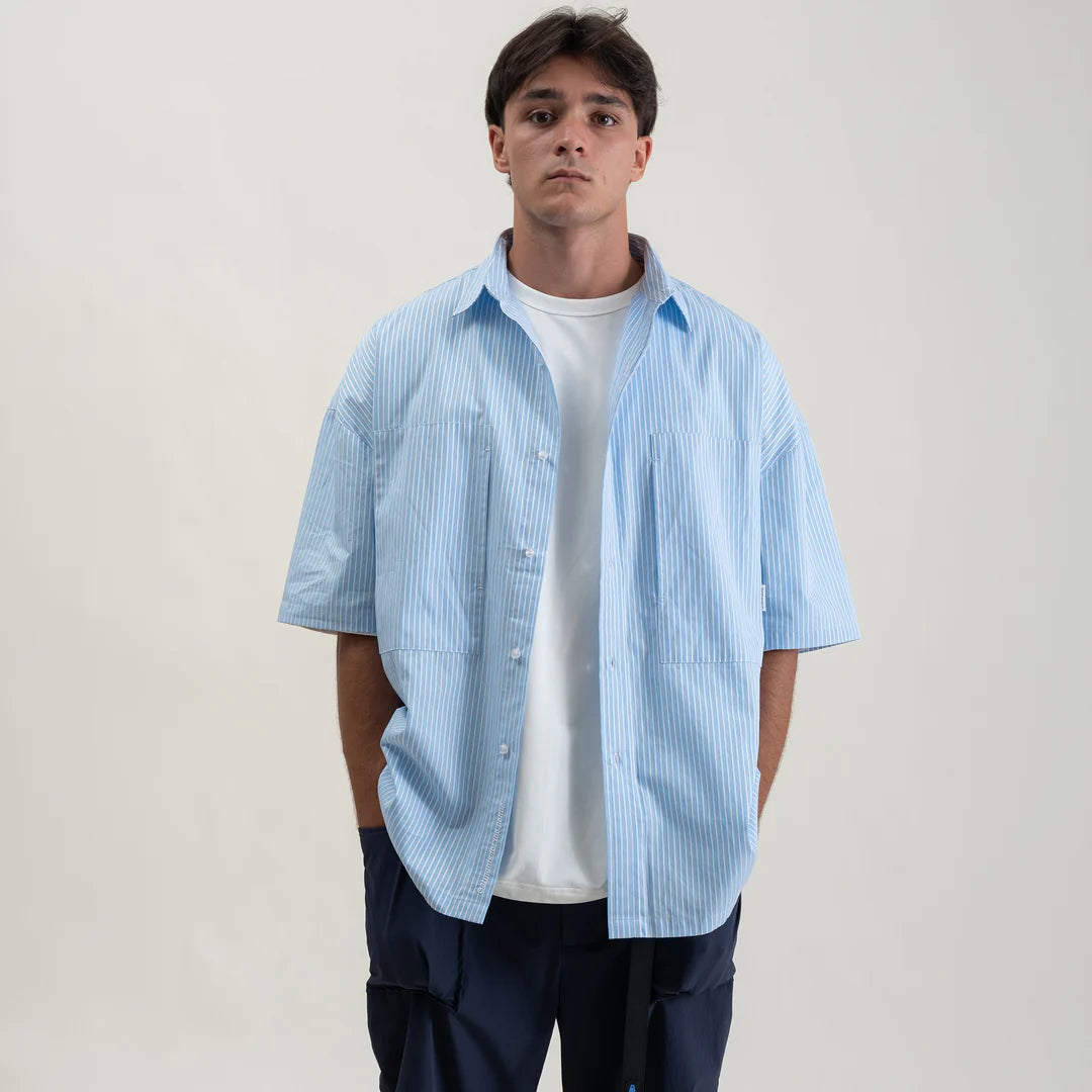 SIDEPULL SL SHIRT BLUE STRIPE