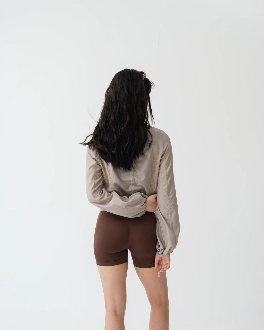 CROPPED MIST JACKET BEIGE